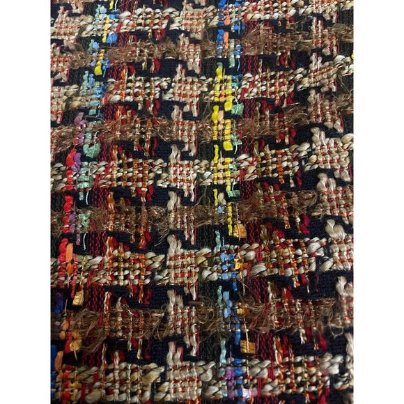 Anthropologie Multicolor Tweed Coat - Picture 7 of 8